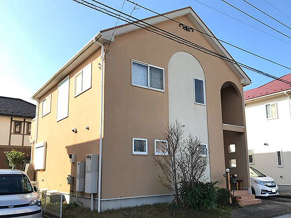 茨城県牛久市外壁屋根塗装工事|5分艶でややマットな仕上げに