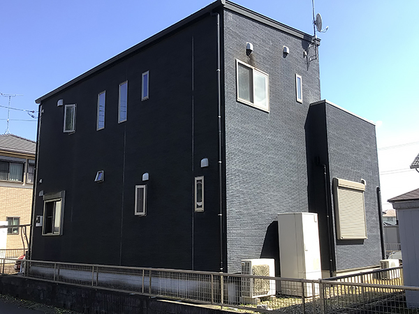 茨城県潮来市外壁屋根塗装工事|北側面を明るくしてイメージ一新