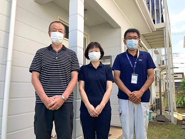 お客様との写真