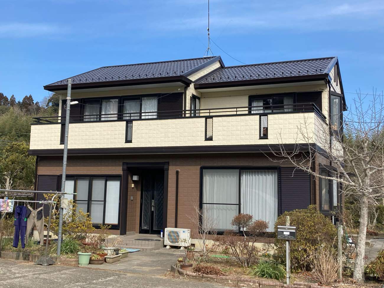 千葉県東金市外壁屋根塗装｜塗分けでイメージを変更