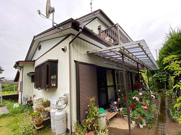 茨城県潮来市外壁屋根塗装｜破風板の剥がれ等も修理