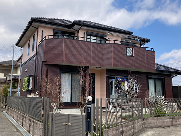 千葉県茂原市外壁塗装|ベランダ防水工事も施工