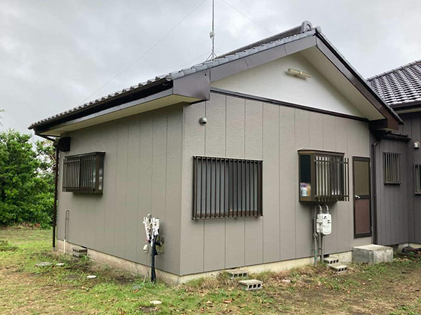 千葉県東金市外壁塗装|外壁と同時に雨どいも修繕