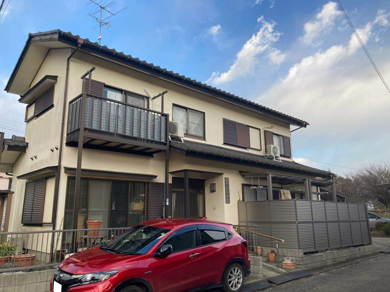 千葉県八街市外壁屋根塗装｜屋根は奥様の決めた色で塗装